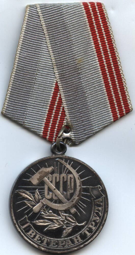Медаль
«Ветеран труда» Заворыкиной Веры Андреевны.