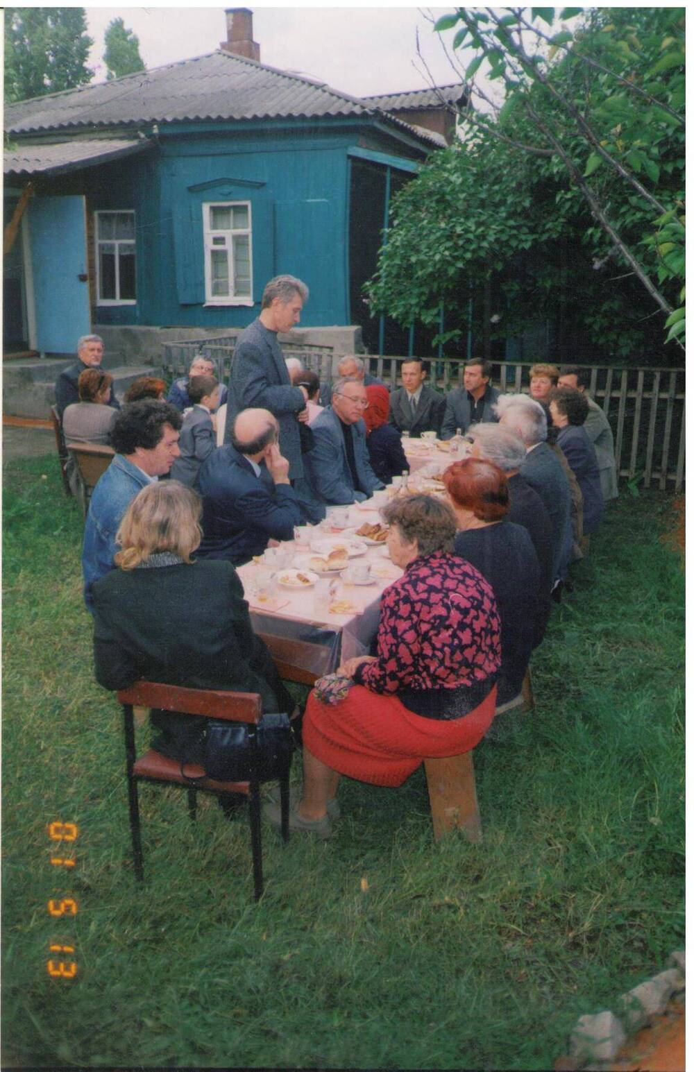 Фото открытие Дома - мемориала А.М. Кищенко 13.05.2001 год.