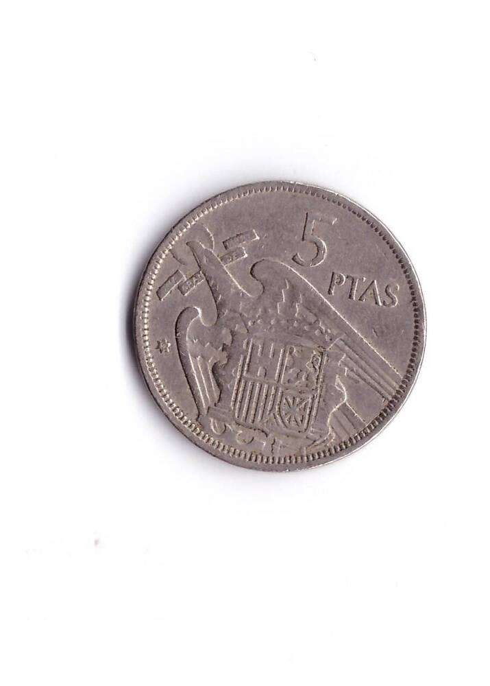 Монета 5 песет