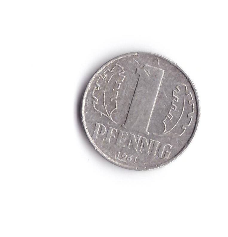 Монета 1 пфенинг