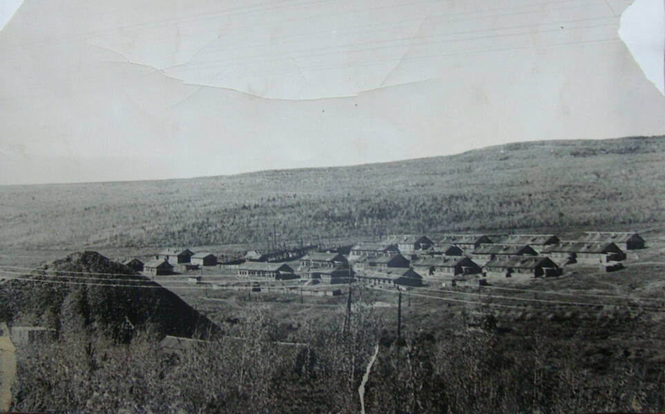 Фото. Посёлок Шахтовый при шахте № 46 Догалдынской долине, 1950-е гг.