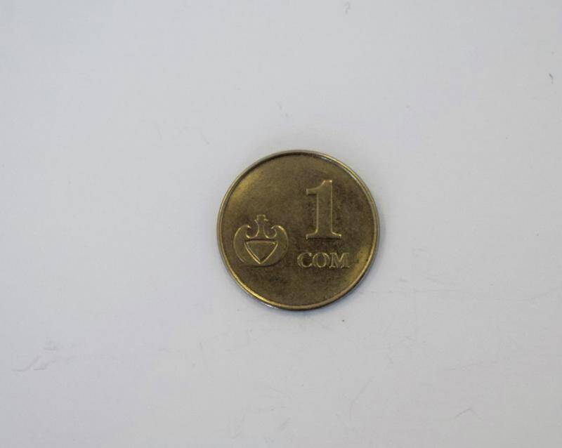 Монета 1 сом.