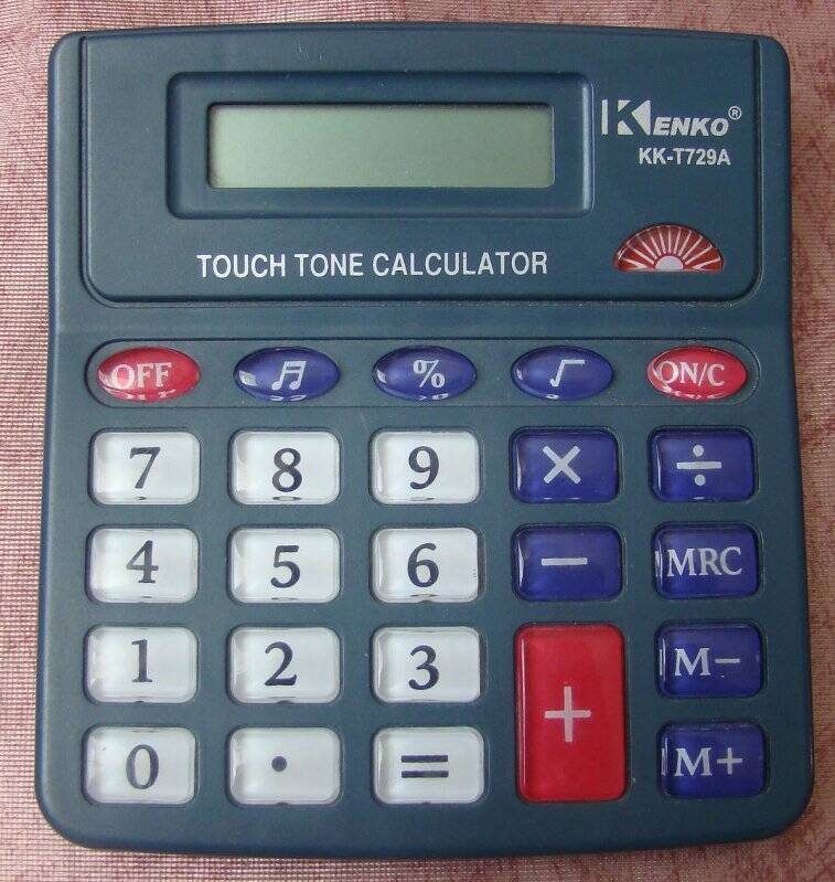 Калькулятор КК-Т729А.
