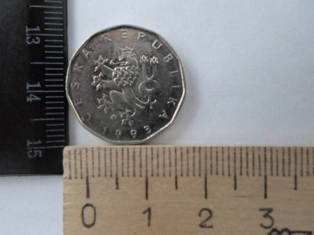 Монета 2 кроны. Чешская республика.