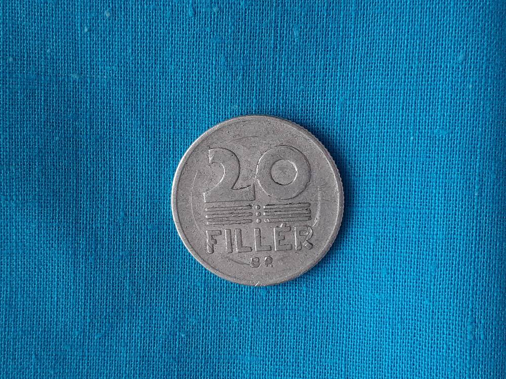 Монета 20 FILLER 1974 г.