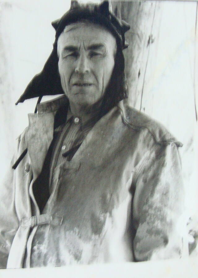 Фото. Попов Архип Михайлович, забойщик мастер, начальник шахты 1950-60 г.г., прииск Ивановский.