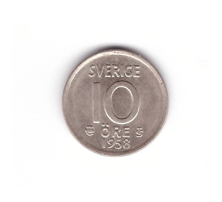Монета  10 Эре