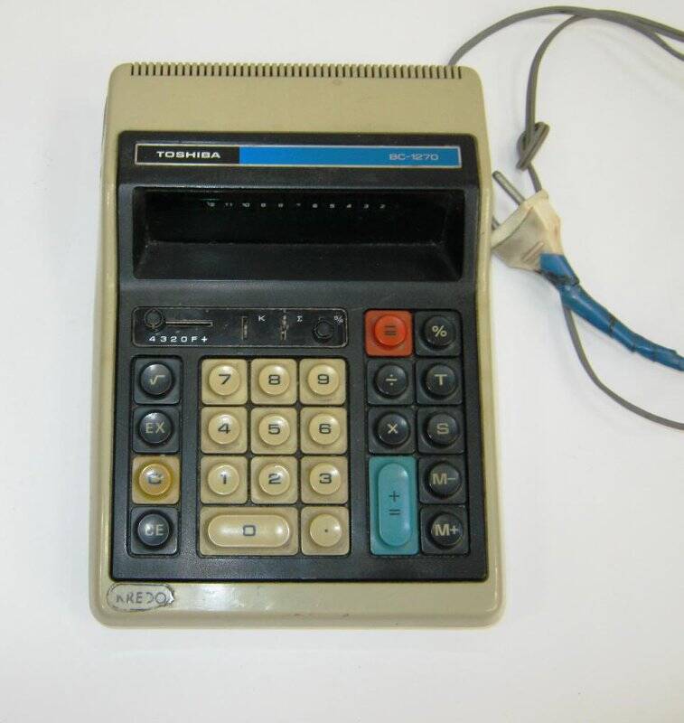 Электрокалькулятор «TOSHIBA BC-1270».