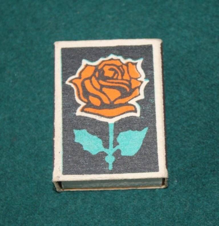 Коробка спичечная «Роза».