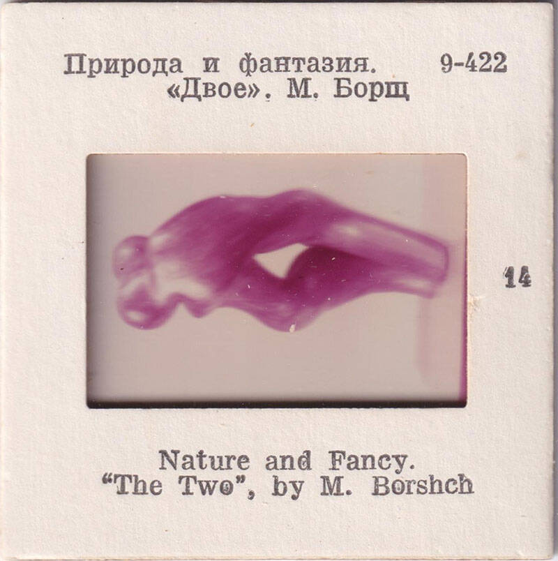 Природа и фантазия. Двое. М. Борщ  14  из комплекта диапозитивов Природа и фантазия