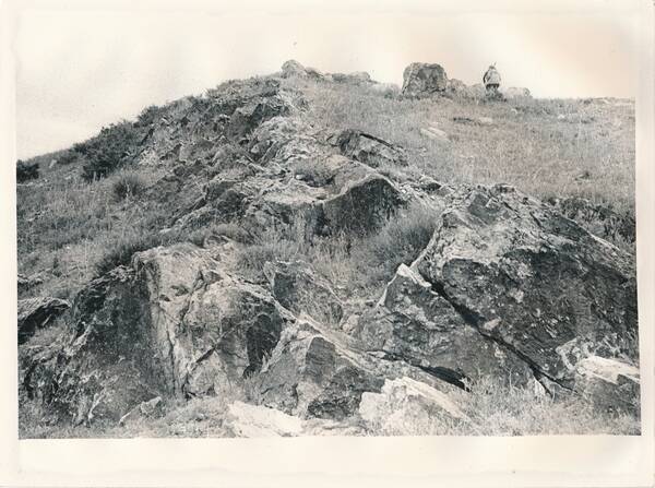 Фотография «Природа Забайкалья. Склон горы Куку-Хадан. Выходы кварцево-серицитовых сланцев. Восточный берег озера Зун-Торей»