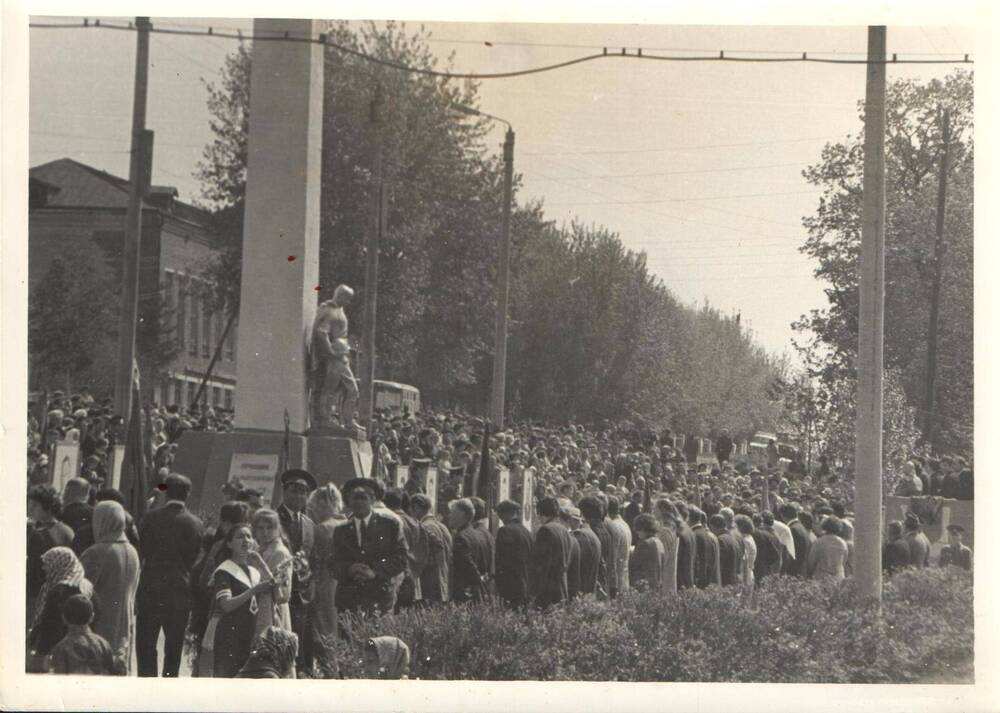 Фотография. Празднование Дня победы. Сергач, 9 мая 1979 г