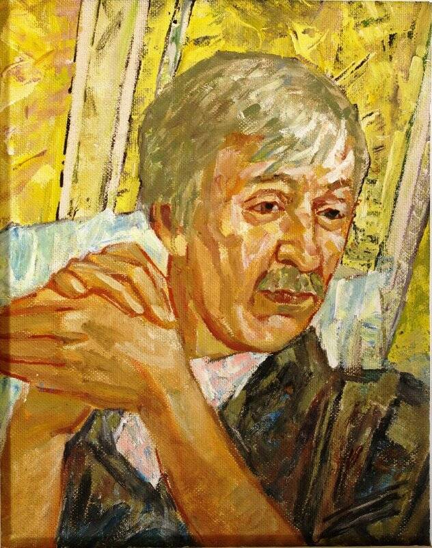  Портрет А.В. Козлова - Златоустовского краеведа. Картина