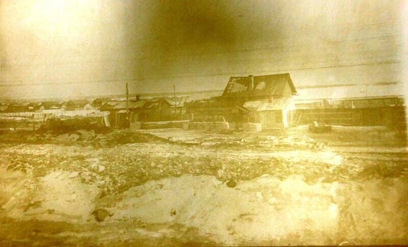 Фотография. Поселок железнодорожников. 1958 г.