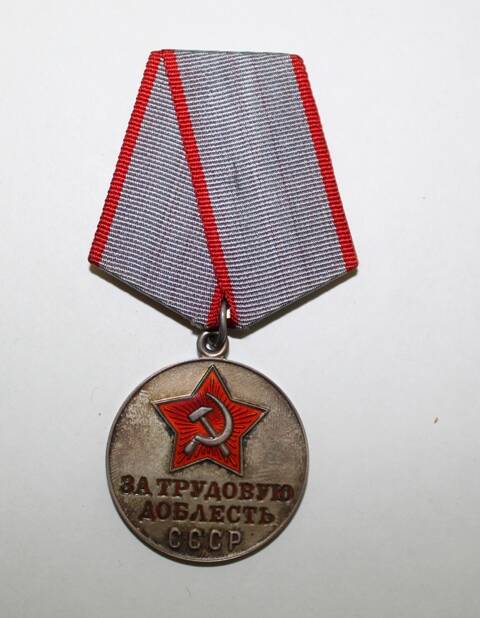 Медаль За трудовую доблесть Голицина С.В.
