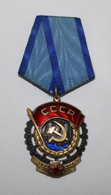 Орден Трудового Красного Знамени Космина И.В. № 721130
