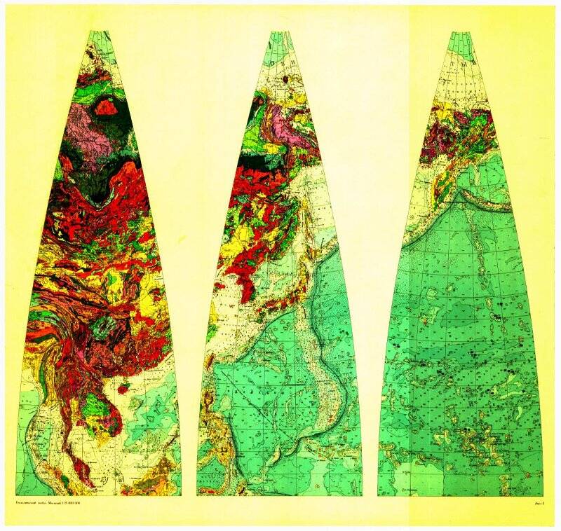 Карта. Глобус геологический