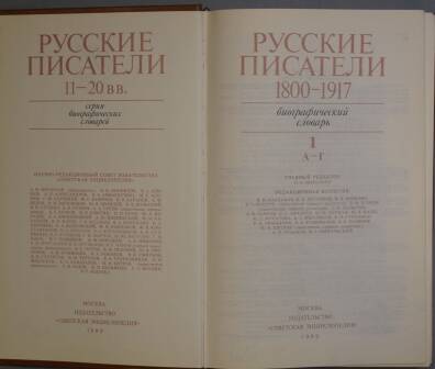 Книга. Русские писатели. 1800-1917. Биографический словарь.