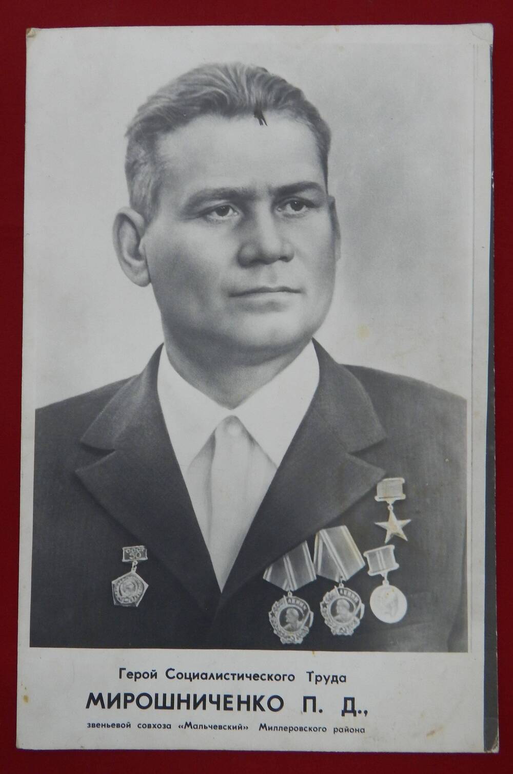Фото: Портрет Мирошниченко П.Д.
