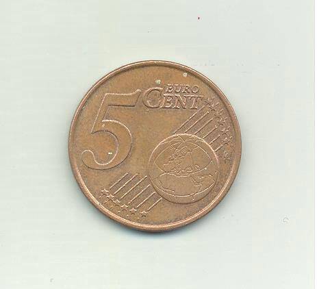 Монеты  Euro Cent 5