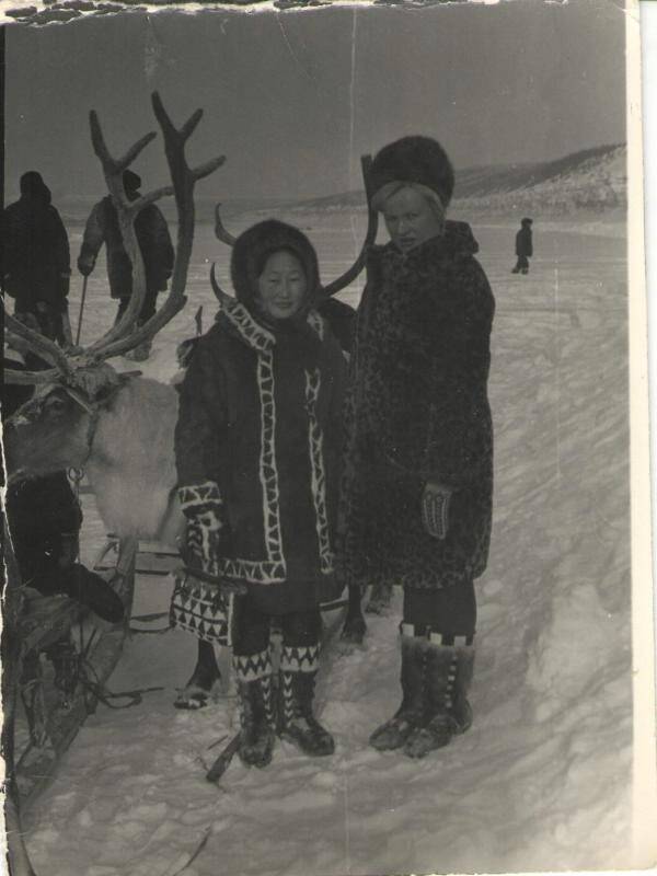 фотография. Спиридонова Клавдия Матвеевна и Кореневская Эльвира Михайловна