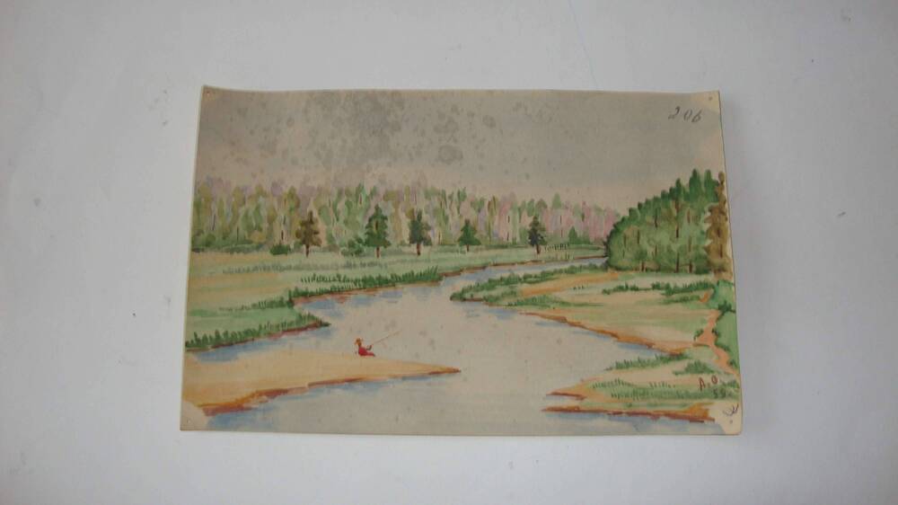 Рисунок Река