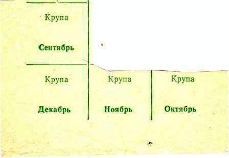 Лист из визитной книжки