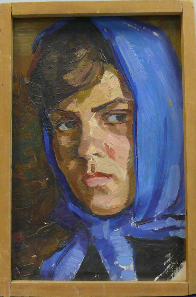 «Портрет девушки в голубом платке»