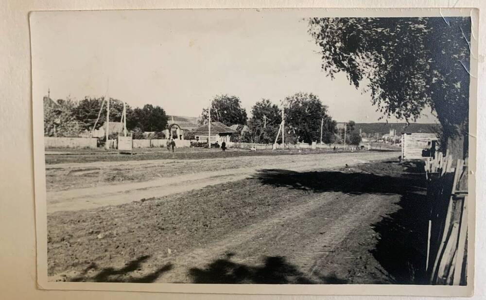 Фотография. Улица Ленина, село Гагино.