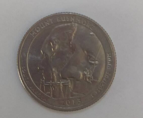 Юбилейная монета 25 центов 2013 год.