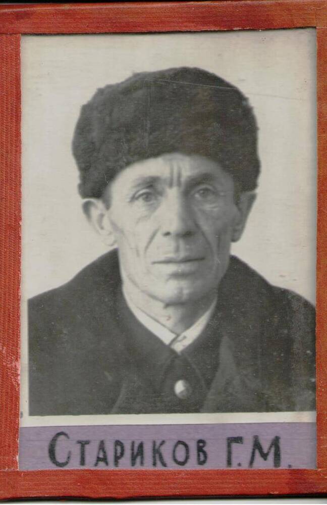 Фото: Стариков Георгий Михайлович - партизан Людиновского партизанского отряда