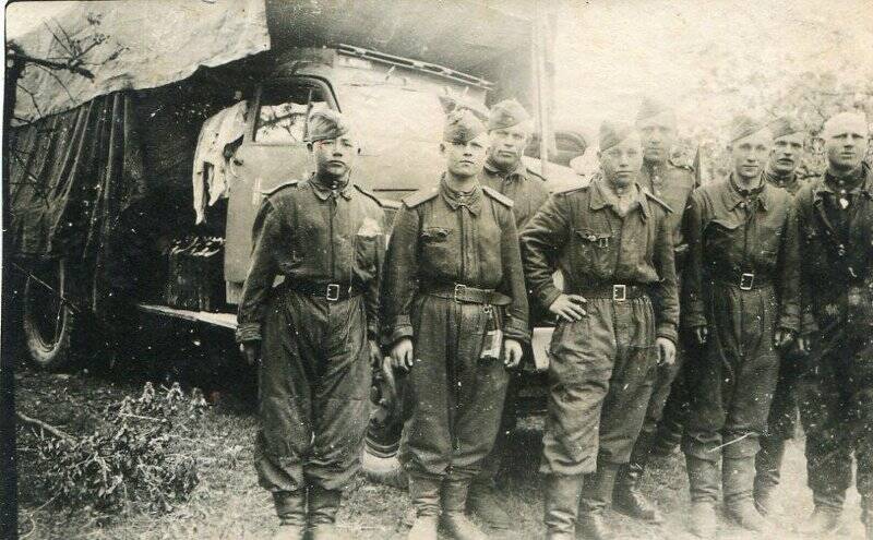Фотография, бойцов перед выездом из Германии 12 мая 1945г.