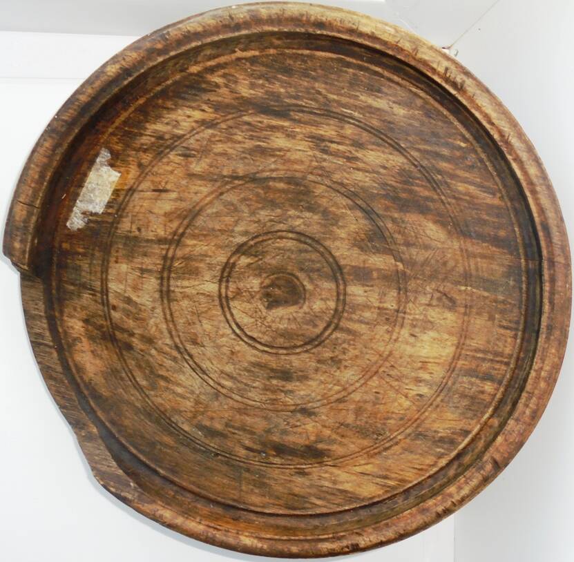 тарелка деревянная