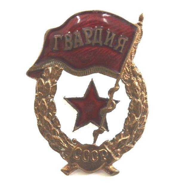 Знак Гвардия Ильичева Дмитрия Петровича.