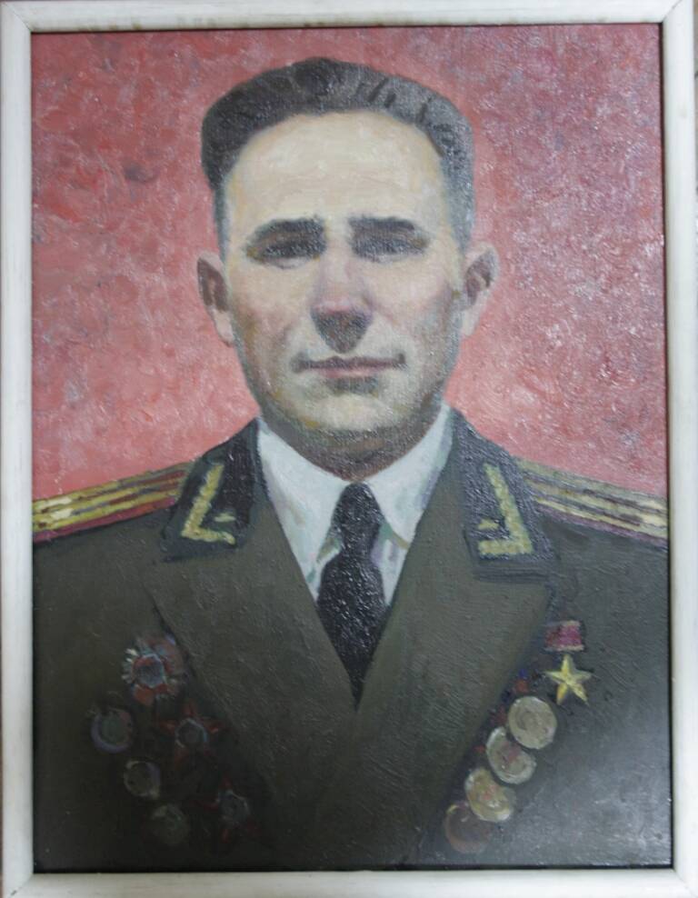Портрет Героя Советского Союза Чугунова Ивана Яковлевича
