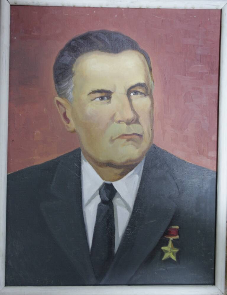 Портрет Героя Советского Союза Висящева Александра Ивановича