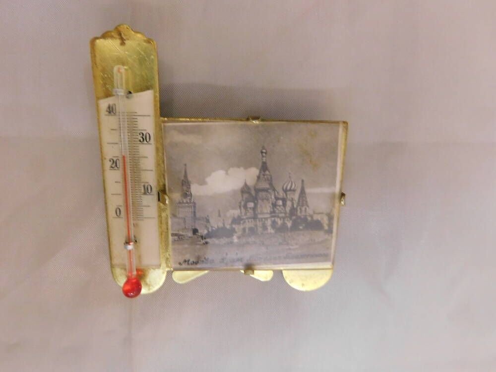 Сувенир Москва храм асилия Блаженного с комнатным термометром