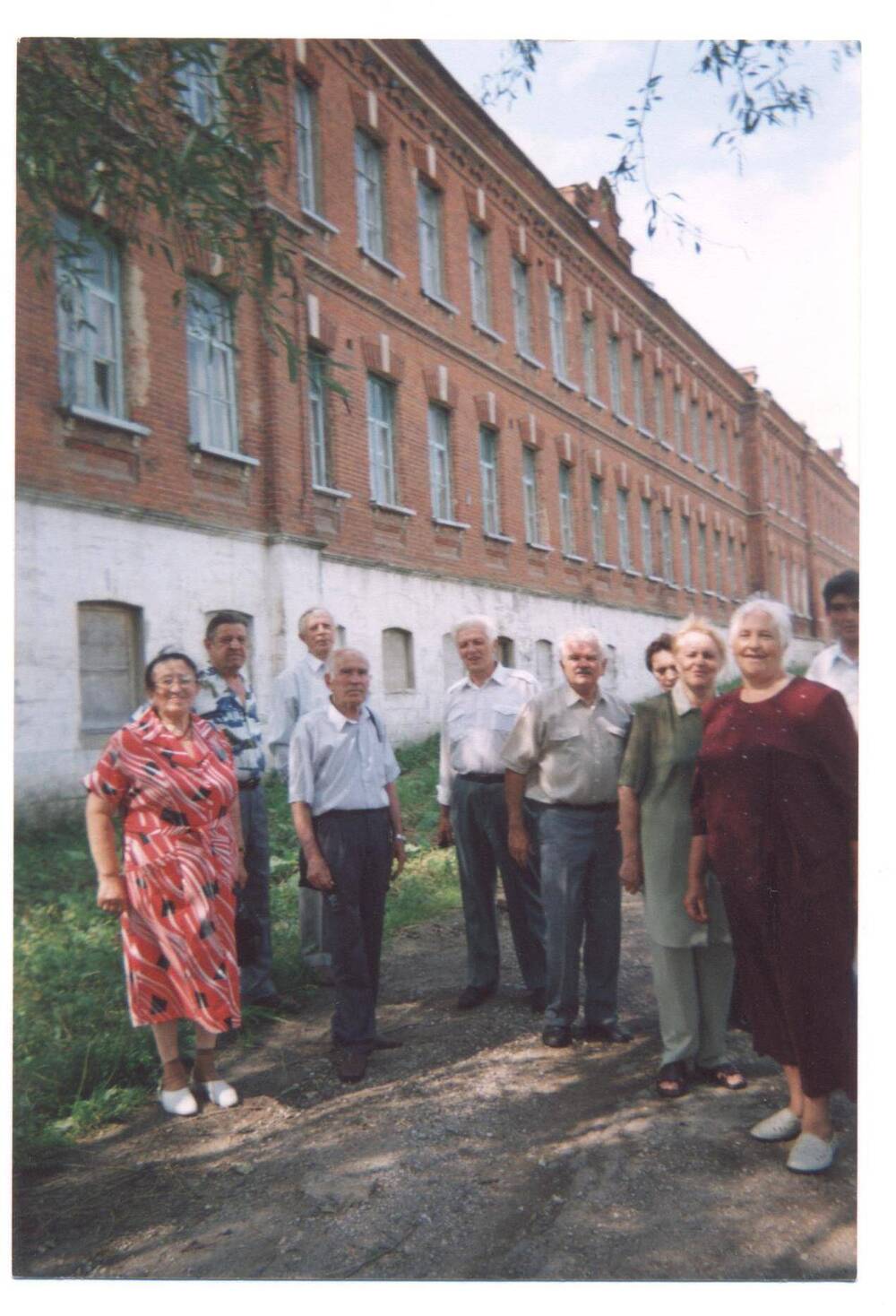 Фотография, встреча выпускников Веневской средней школы 1954 г.