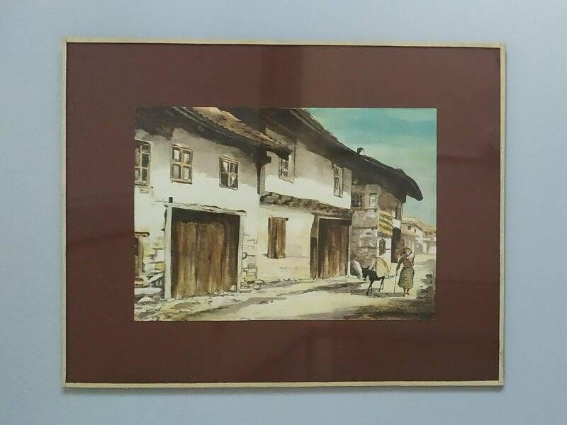 Рисунок «Старая улица в Баново».