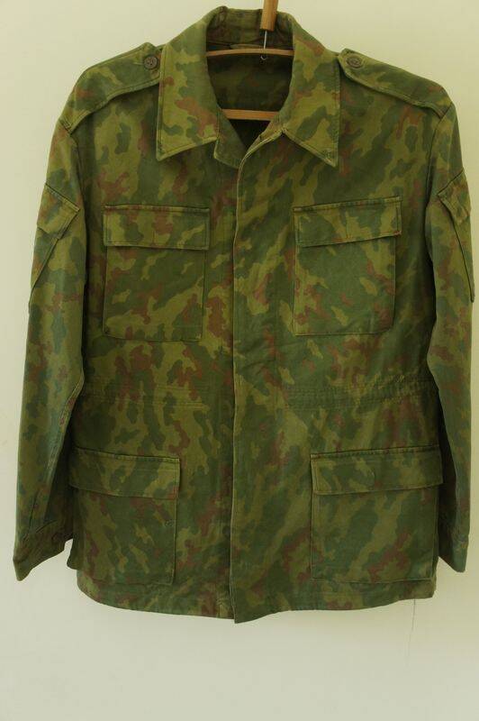 Куртка армейская военно-полевая (принадлежала сержанту Костюченко Олегу).