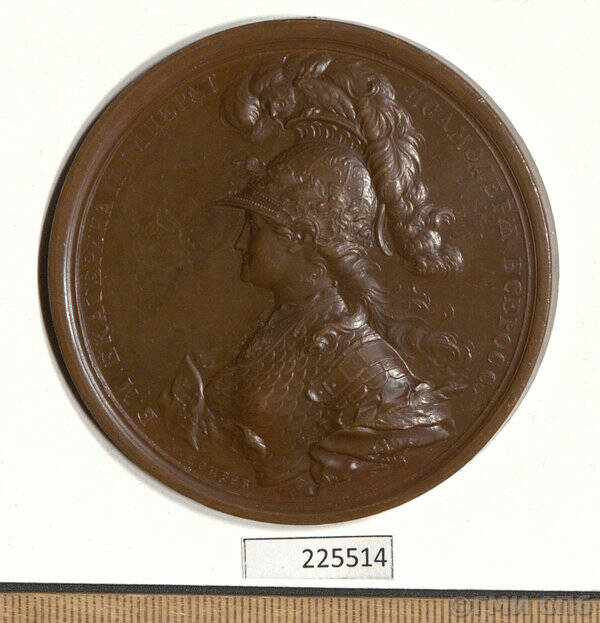 Медаль в память вступления на престол императрицы Екатерины II в 1762 году.