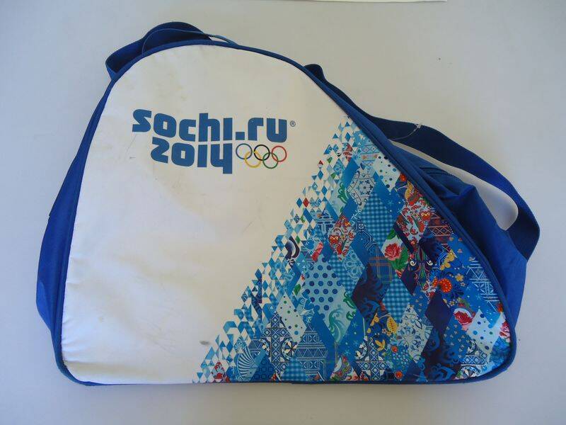 Сумка для коньков Сочи 2014 с символикой Олимпийских зимних игр в Сочи.