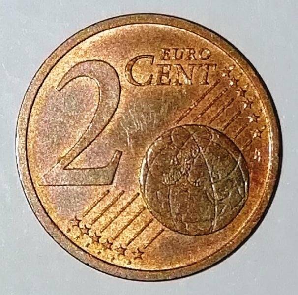 Монета, 2 евроцента, Германия