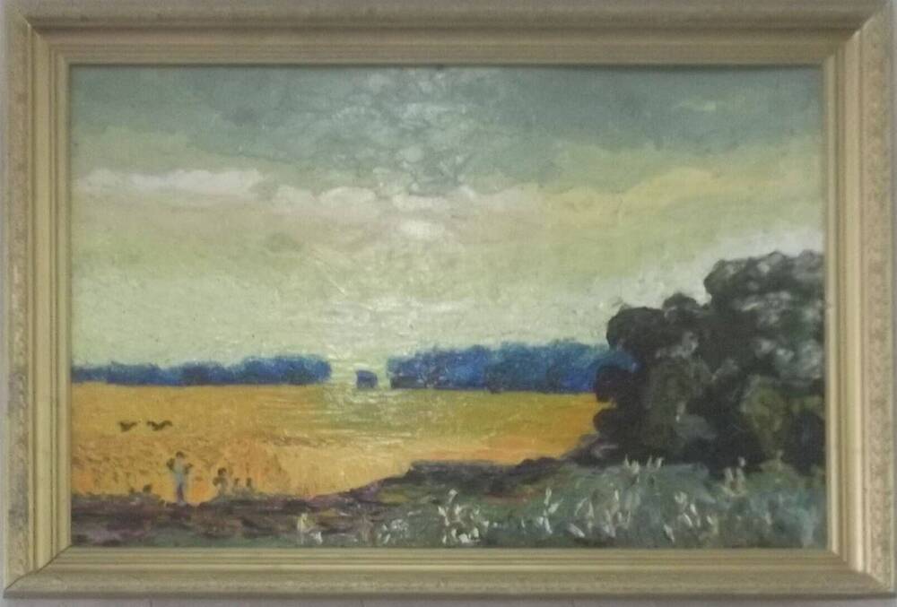 Картина   Хлебное поле 1980 г.