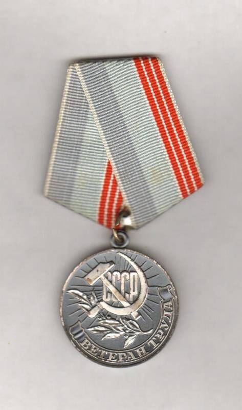 Медаль наградная. Ветеран труда. СССР
