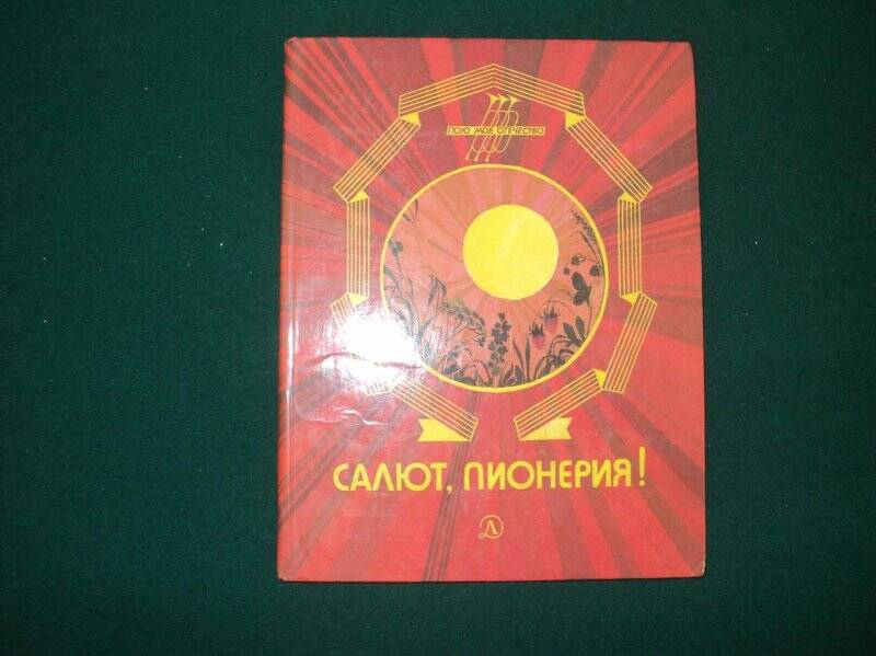 Книга. Салют пионерия. Москва. Издательство Детская литература 1987год.