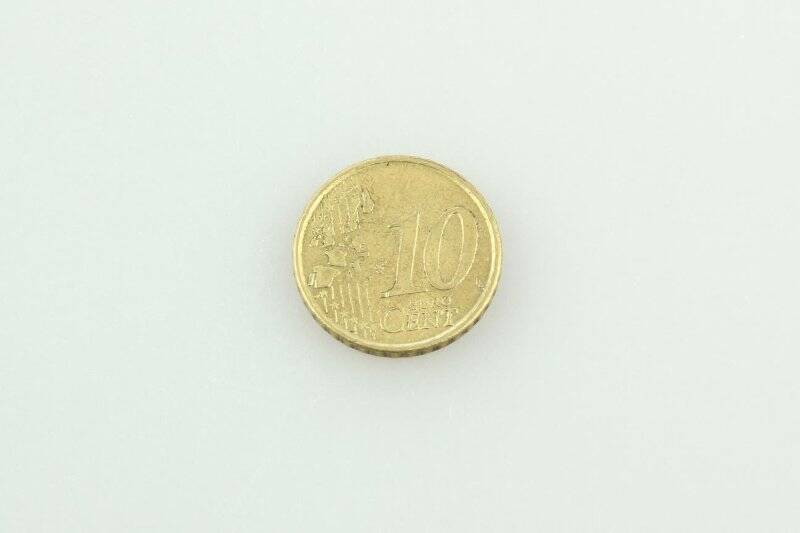 Монета номиналом 10 евроцентов. 10 euro Cent