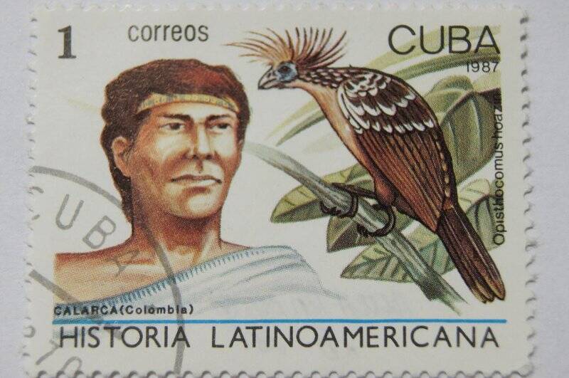 Почтовая марка Cuba correos. Historia latinoamericana Номинал 1.