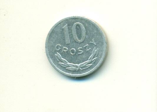 Монета.  Польша. 
10 грошей 1981 г.