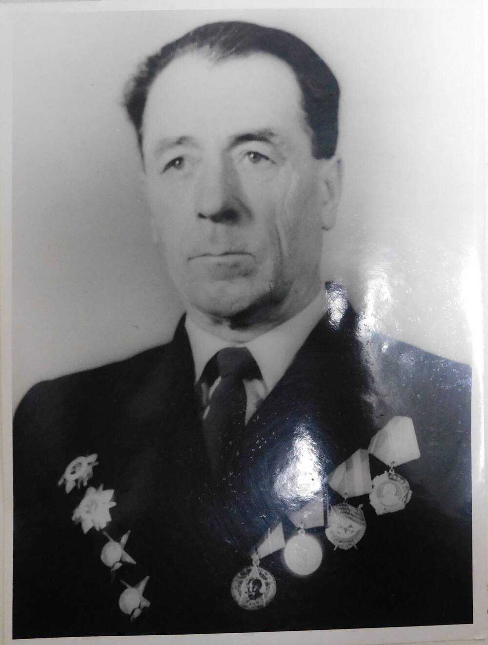 Фотография. Комаров Иван Владимирович - пенсионер, полковник, кавалер ордена Ленина.